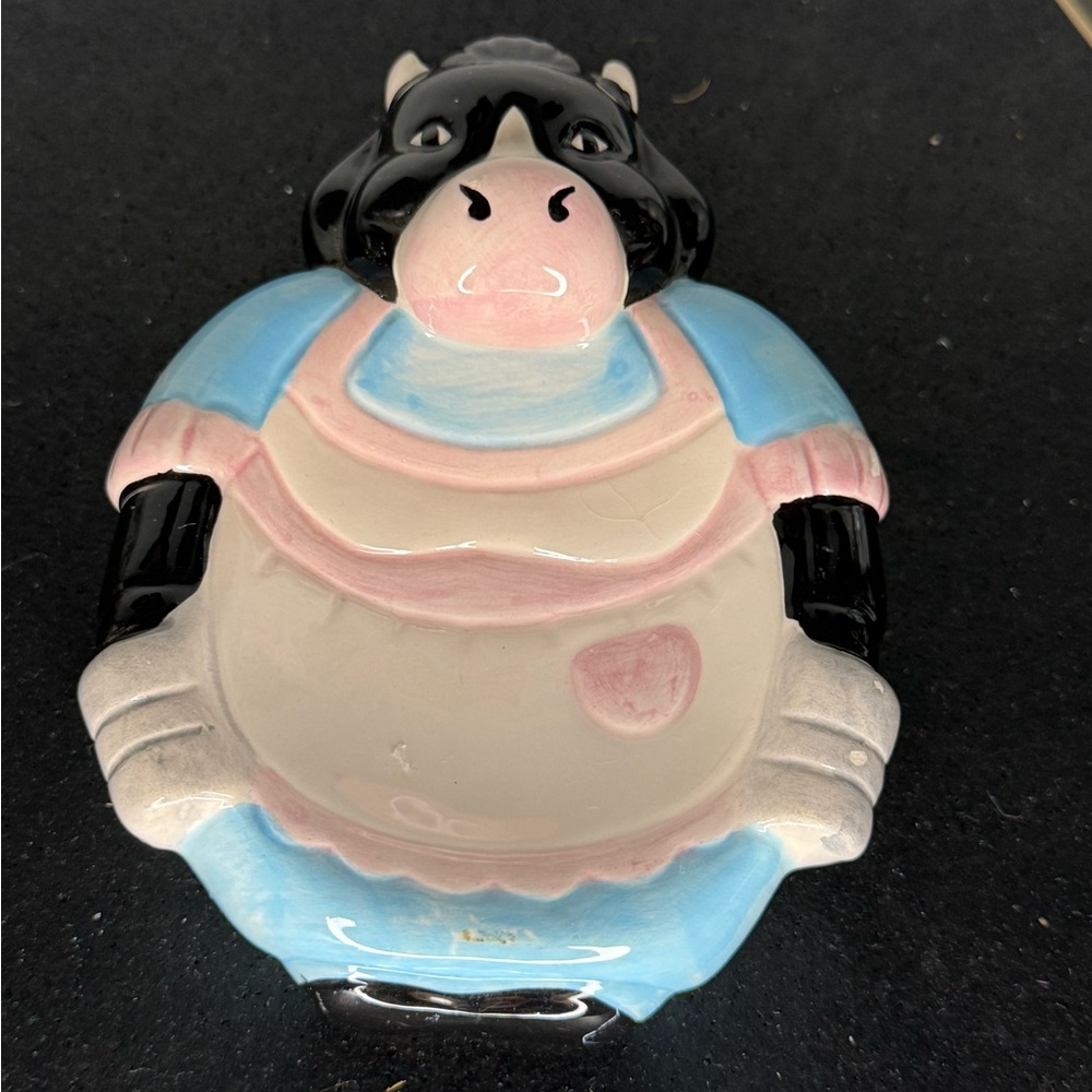 Vintage Cow Soap Dish